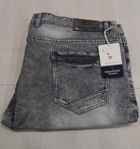 Urban United Grey Washed Jeans