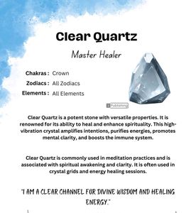 Clear Quartz Crystal Pencil Pendant