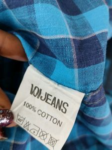 Blue Shaded Checks Shirts (Men's)