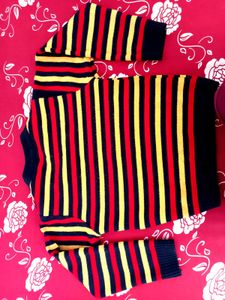 Striped Kids' Knitted Sweater