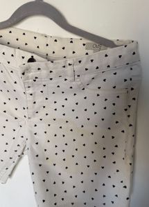 Cute Heart Print Shorts