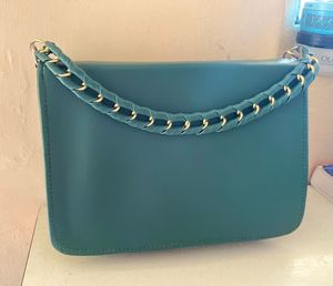 Teal "FOREVERYOUNG" bag