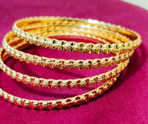 Set of 4 Elegant 1gm Gold 🆕Bangles