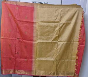 Pure Silk Kanjivaram Saree with Zari (Nalli)