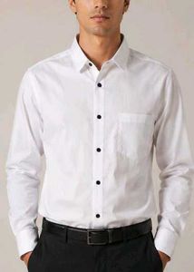 Classic White Men's Shirt