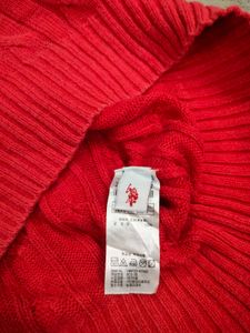 Us polo Cable Knit Crew Neck Sweater