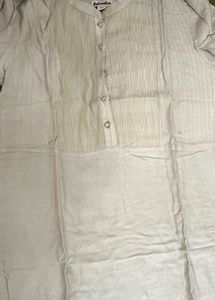 Fabindia Elegant Beige Kurta