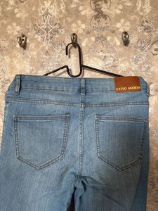 Light Wash Distressed Skinny Jeans