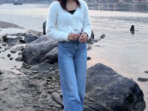 Fluffy Cropped Cardigan