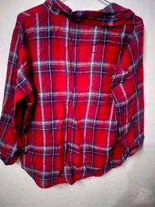 Red Trending Check Shirt For Men And Women 😍
