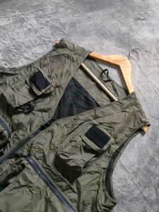 Vintage Utility Vest Jacket