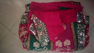 Beautiful Ghagra Saree 🎊❤️