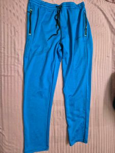 Blue Joggers with Zippers