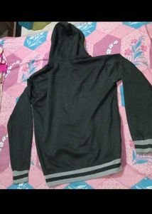 Black Zip-Up Hoodie ( for winter )