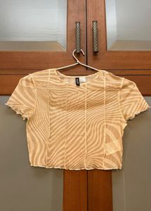 h&m mesh top