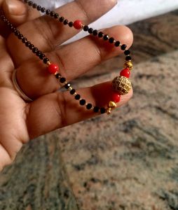 black beads bracelet