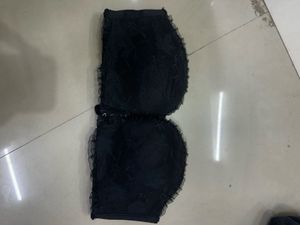 Black Lace Bra