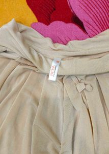 Comfortable Beige Palazzo Pants