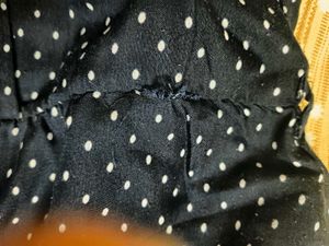 Navy Blue Polka Dot Dress