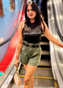 Green shorts
