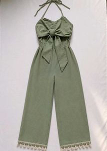 Stylish Olive Green Co-ord Set( bluish in real)