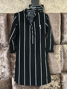 Black Short Kurta Cum Dress