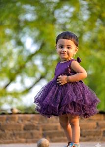 Sparkly Purple Party Dress