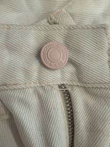 BERSHKA Patchwork High Waist Ombre Pink Jeans