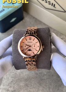 Fossil Jacqueline Rose Gold Watch