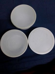 Plastic Storage Container With  Spoons