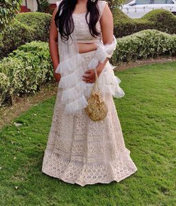 Ivory Lehenga choli set