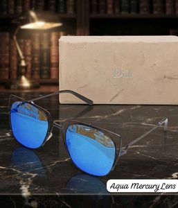 Dior Aviator Sunglasses - Blue Mercury Lens UNISEX