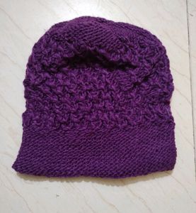 Woolen Winter Cap For Women And Girls