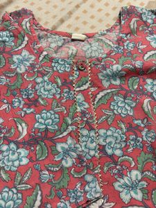 Floral Print Kurta
