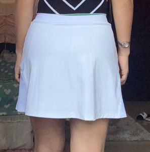 Stylish White Tennis Skirt