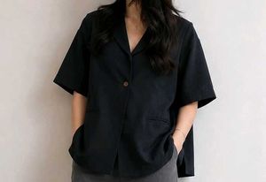 Classic Short Sleeve Blazer