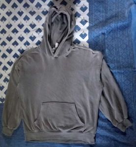 Grey Oversized Hoodie