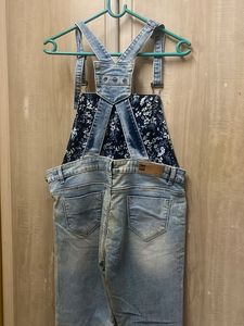 Light Wash Denim Overalls