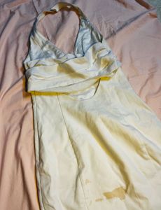 Solid Color Halter dress