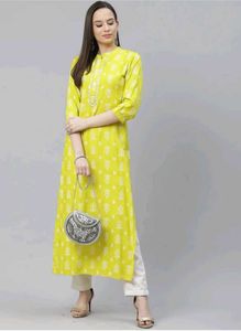 Vibrant Yellow Kurta Set