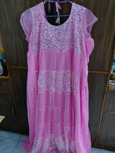 Beautiful Pink Floral salwar suit