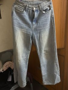 Light Wash Wide Leg Jeans