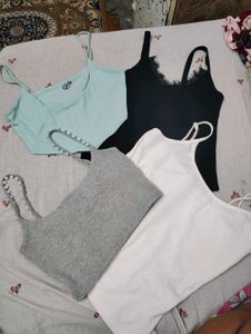 Set of 4 Trendy Tank Tops