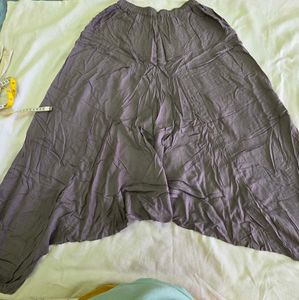 Comfortable Grey Palazzo dhoti pants