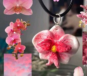 Handmade Floral Pendant Necklace
