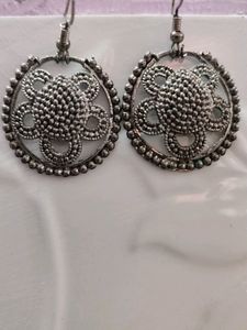 Beautiful Silver Oxidised Earrings