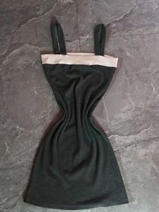 Mini Ribbed Spaghetti Strap Dress