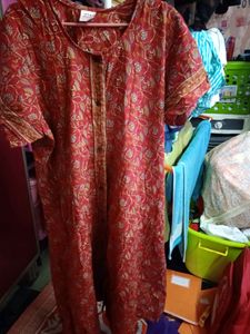 Vintage Floral Print Nightgown