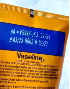Pack Of 2 Vaseline Gluta-Hya SPF 50 Sunscreen