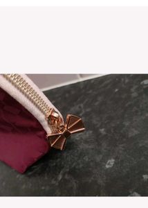 Ted Baker Burgundy Cosmetic Pouch